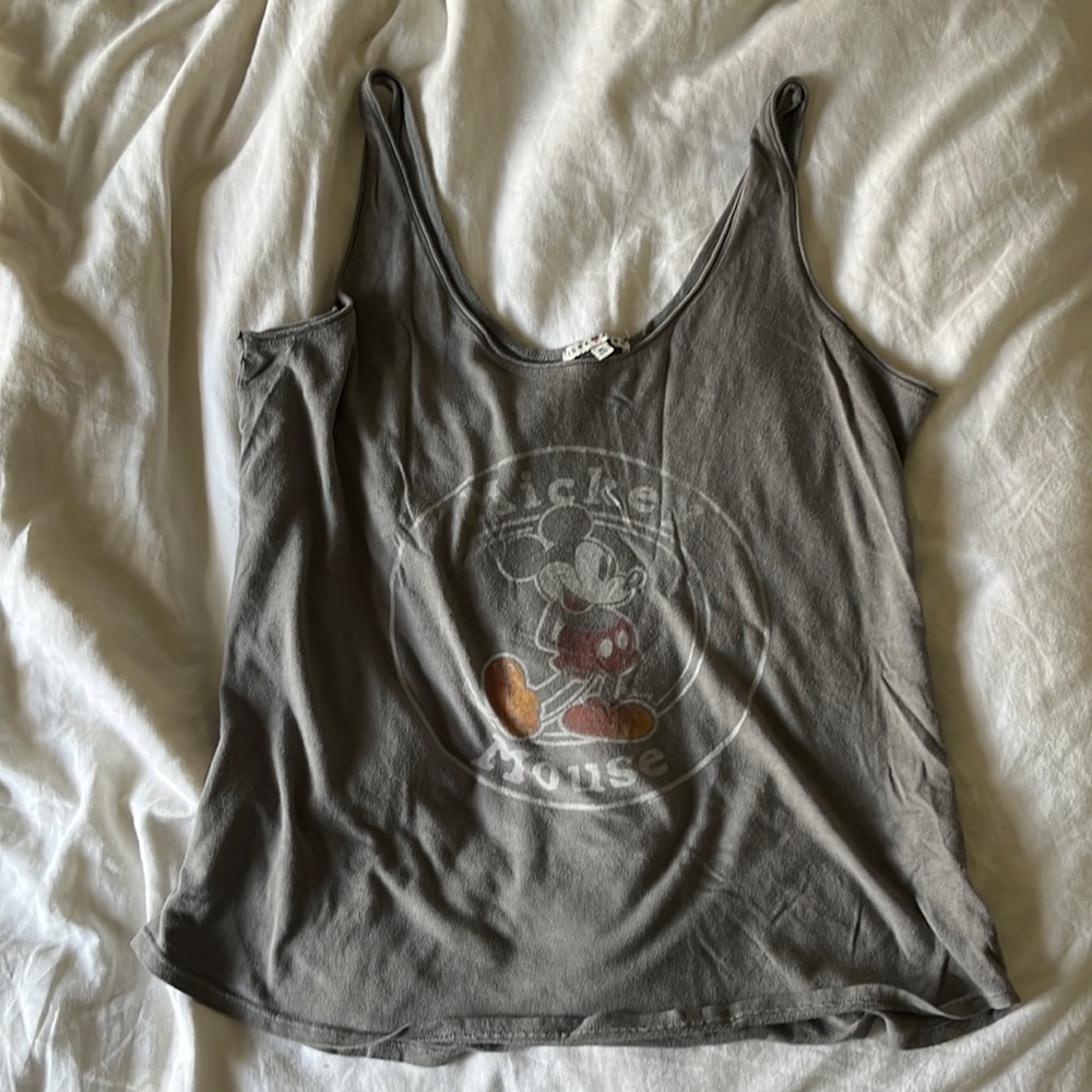 Junk Food Classic Mickey Mouse Disney Retro Swing Tank Top Size XL